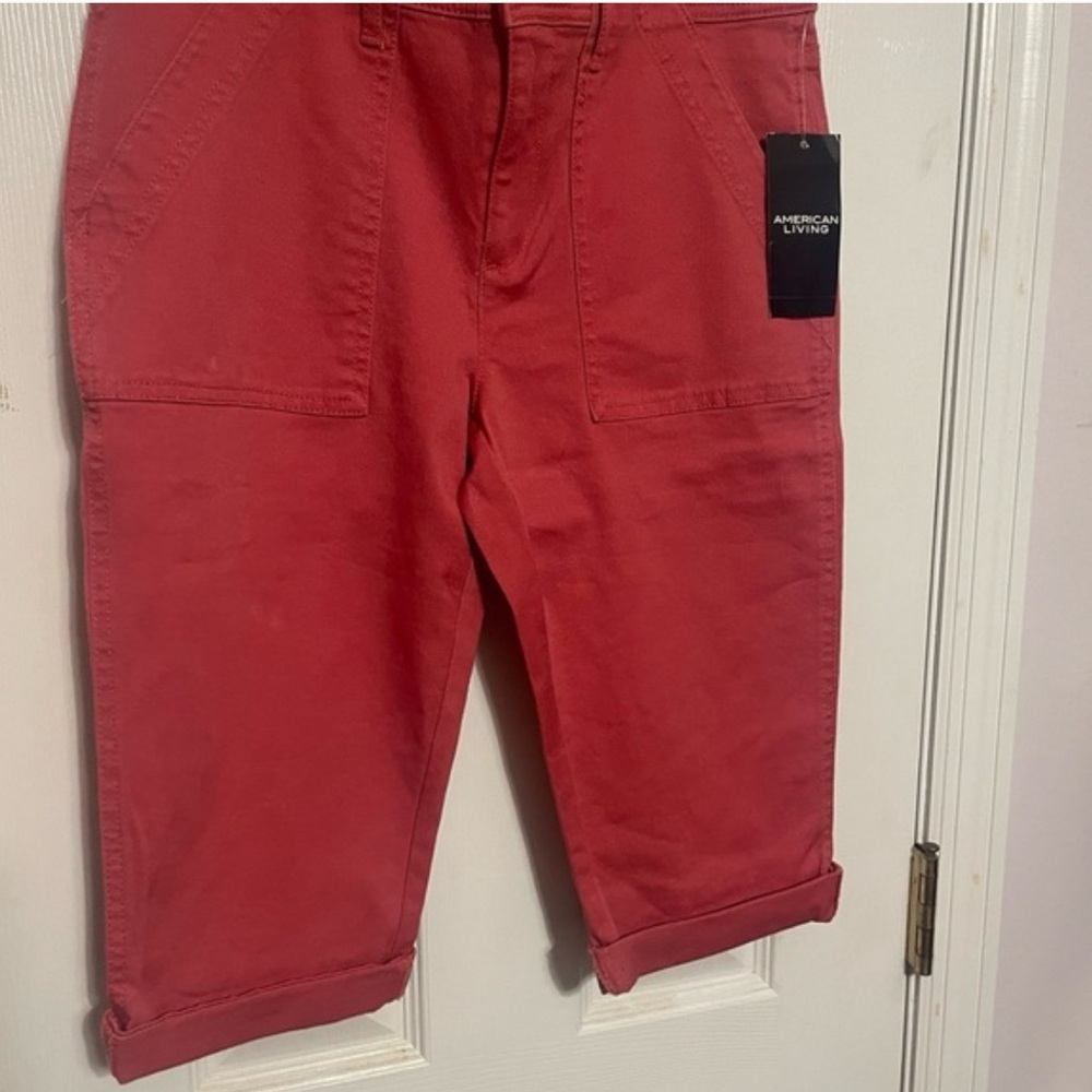 American Living Vibrant Red Trousers - Picture 2 of 5
